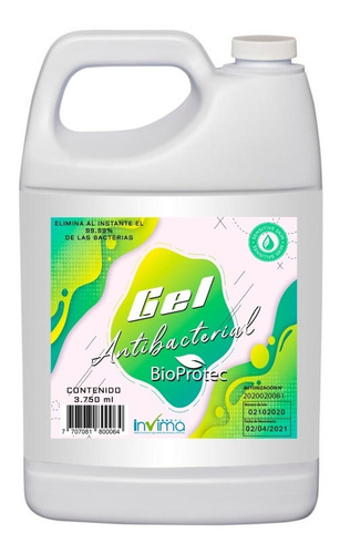 Gel Antibacterial Galón Bioprot - mL a $8