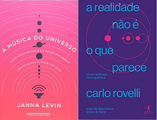 Kit 2 Livros Música Universo + Realidade Não É O Que Parece