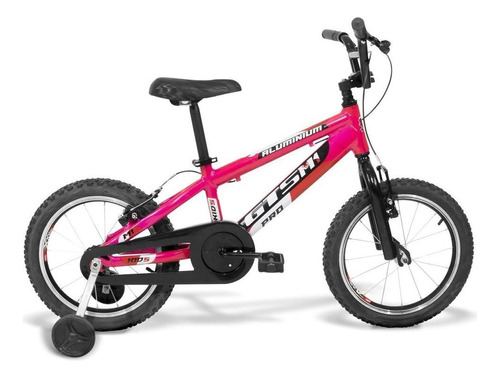 Bicicleta  De Passeio/urbana Infantil Gtsm1 Aro 16 Tamanhounico Freio V-brakes Cor Rosa Com Rodas De Treinamento