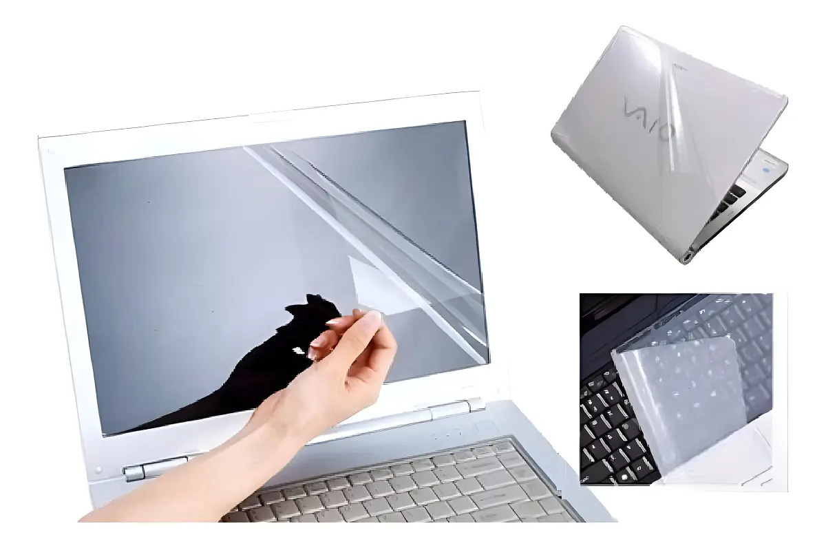 Kit 4 En 1 Protector Pantalla Teclado Laptop 15.6 Pulgadas