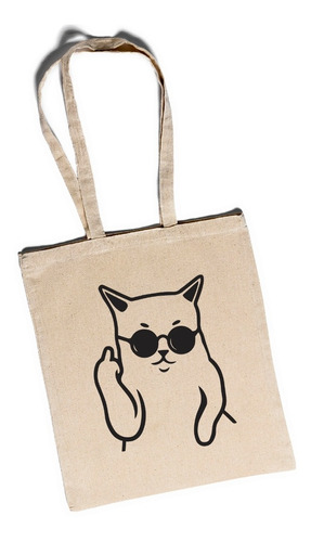 Bolsa Gato Michi Cool Cat Ecologica Totebag Regalo An18