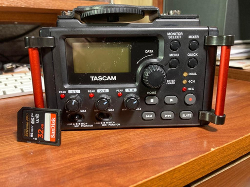 Tascam Dr-60dmkii + Case Para Transporte + Memoria Sd 32gb 