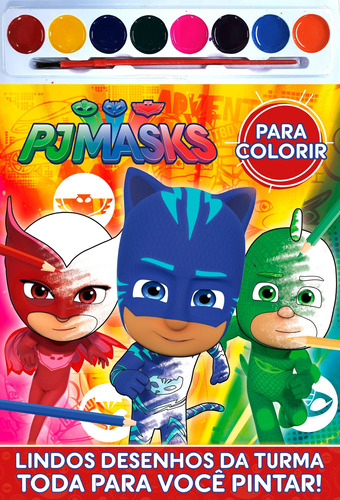 Pj Masks Para Colorir, de  On Line a. Editora IBC - Instituto Brasileiro de Cultura Ltda, capa mole em português, 2020