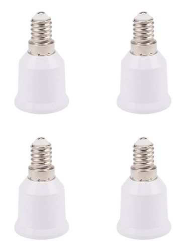 4 Adaptadores E14 A E26 E27 Para Lámpara Tipo Candelabro, E1