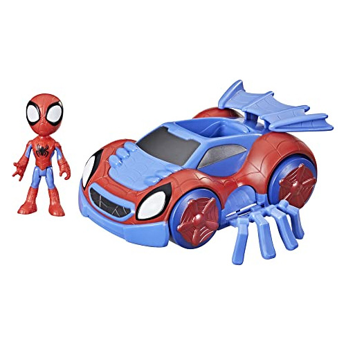 Figura De Acción Marvel Change &#39;n Go Web-crawler Y...