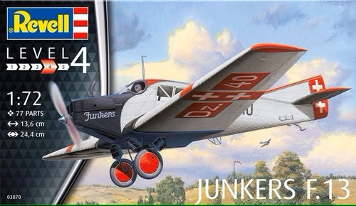 Imagen 1 de 2 de Revell Junkers F.13 03870 1/72  Rdelhobby Mza