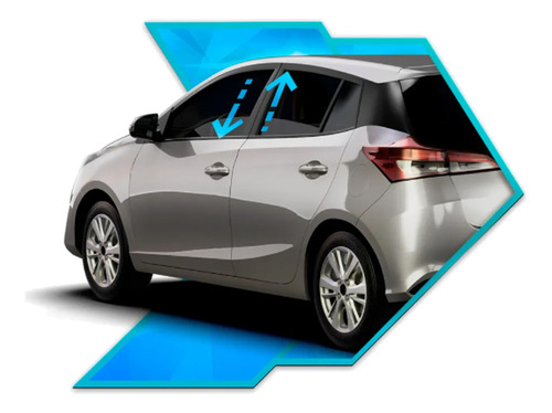 Módulo De Vidro Yaris 2023 Rebatimento Retrovisor E Tiltdown