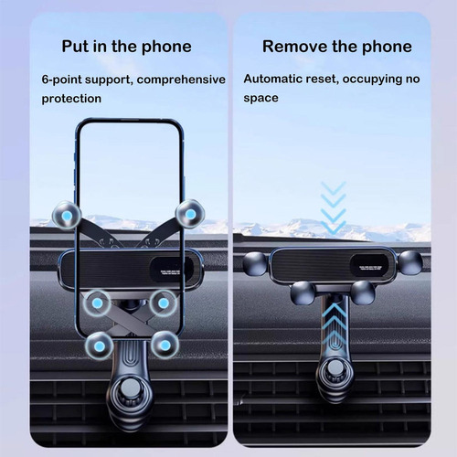 Soporte Para Teléfono Con Clip De Ventilación Soporte Para T
