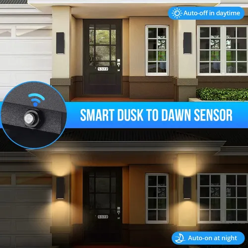 Luces Inteligentes Para Exteriores Con Sensor De Anochecer