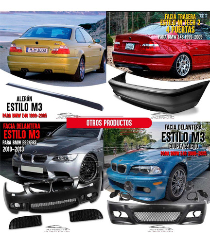 Imagen 9 de 10 de Facia Delantera Bmw Serie 3 E46 4 Ptas Tipo Mtech 1999 2005
