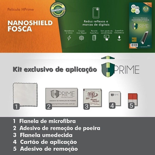 Imagem 3 de 3 de Película Hprime Nanoshield Fosca iPhone 6.1 Xr E iPhone 11