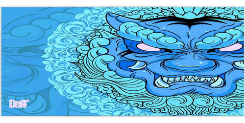 Mouse Pad Gamer Dragon Bluesky 90x40 Xl Mousepad Pg