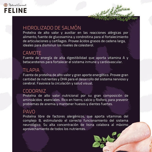 Imagen 3 de 3 de Alimento Grand Pet Natural Gourmet Feline 3kg