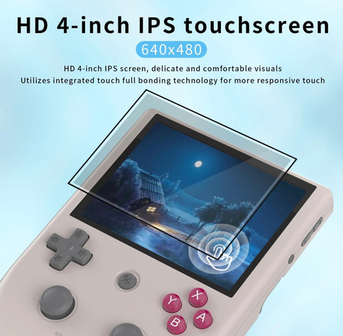 Anbernic Rg405v 4gb Ram + 128gb Sd Touch Ips 4 Pulg