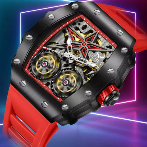 Reloj Mecánico Onola On6829 Hollow Fashion Para Hombre