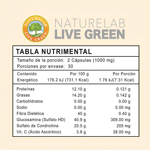 Suplemento Naturelab - cápsula