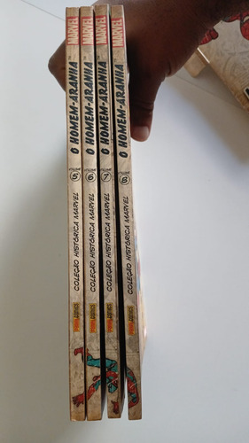 Coleção Histórica Marvel Homem-aranha 1 Ao 4. 4 Vols + Capa