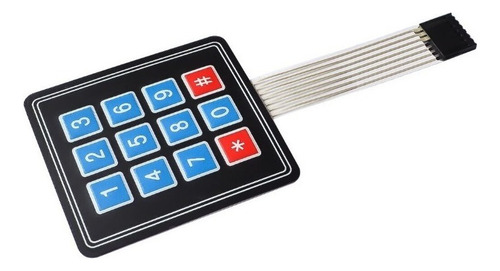 Teclado Matricial 3x4 , Arduino, Pic (5 Piezas)
