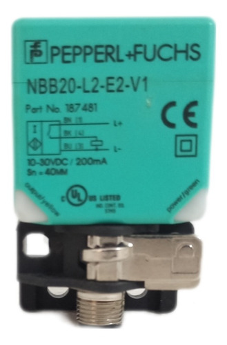 Sensor Inductivo De Proximidad Nbb20-l2-e2-v1, Pepperl+fuchs