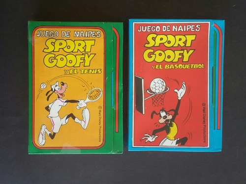 Pack Juegos De Cartas Sport Goofy - Disney - Los Germanes