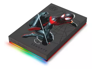 Disco Rigido Externo 2tb Seagate Firecuda Miles Morales Rgb