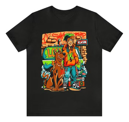 Polera Unisex Scooby Doo Poster Algodon Estampado