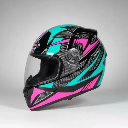 Capacete Feminino Tiffany Ebf Spark Flash Fechado 58