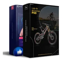 Comprar Pack 85 Artes Loja De Bicicletas Editável Photoshop Psd
