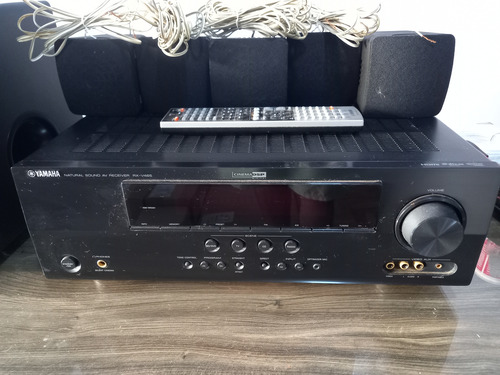 Receiver Yamaha Rx-v465 Imp 220v Caixa Sub Home Theater Hdmi