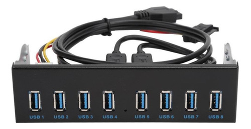 Caso De Ordenador Usb3.0 19 Pines 8 Puertos Usb Panel Fronta