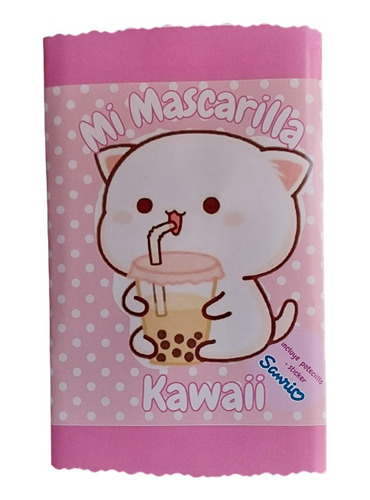 Mascarilla Kawaii Apta Infantil En Tela Sorpresa