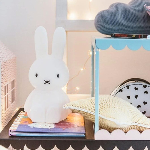 Imagem 7 de 7 de Luminária Infantil Coelho Miffy Abajur 30cm Aprovada Inmetro
