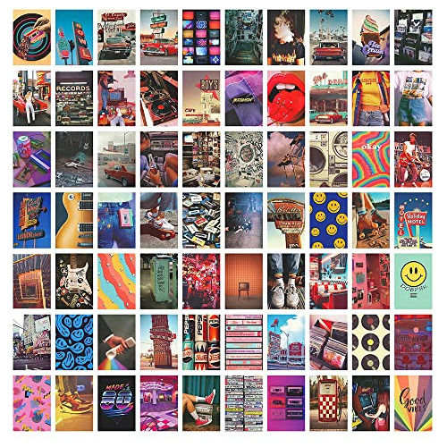 Kit De Collage De Pared 70 Piezas De Fotos Estéticas, ...