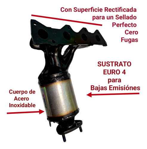 Catalizador Euro 4 Vw Gol 2015 1.6l Con Multiple Msi