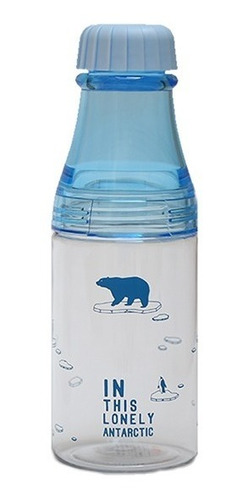 Botella Agua Termo Plastico Tipo Corcholata Tapa Rosca 520ml