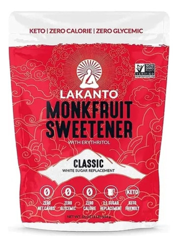 Lakanto Monkfruit Sustituto De Azucar No-gmo Classic 454 Gr