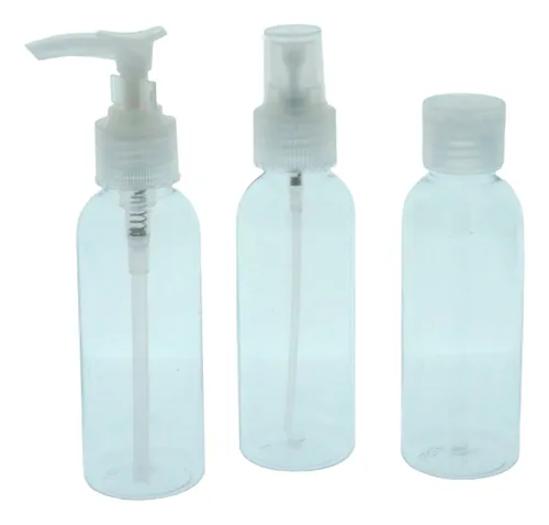 Kit De Botellas De Viaje Shampoo Acondicionador Cremas