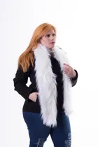 Comprar Cuello Bufanda Piel Sintetica Simil Piel Angora Suave !! P33