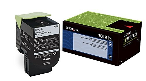 Lexmark 70c10k0 Negro De Tóner Del Programa (f)