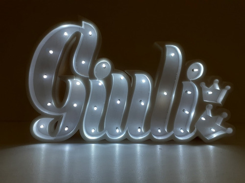 Nombres Iluminados Letras 30 Cm Tu Nombre Polyfan Luces