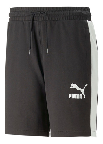 Pantaloneta Puma T7 Iconic Shorts Hombre -negro