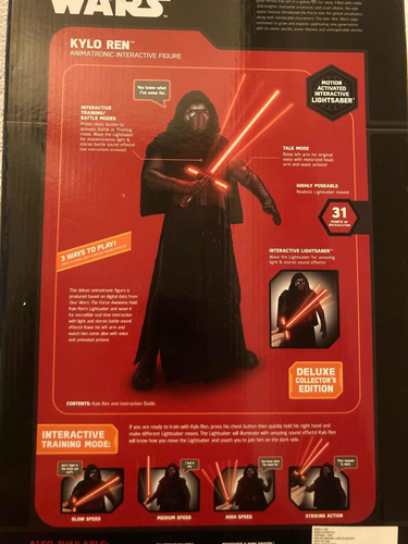Kilo Ren 45 Cm Figura Interactiva Animatronic Star Wars