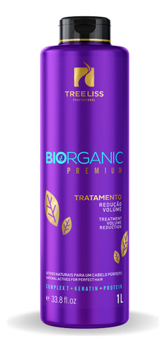 Treeliss Profissional Biorganic Premium 1l Tratamento 