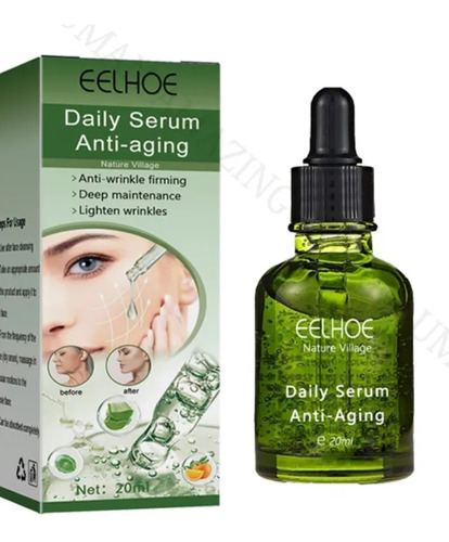 Serum Antiedad Eliminador De Arrugas Eelhoe 20 Ml