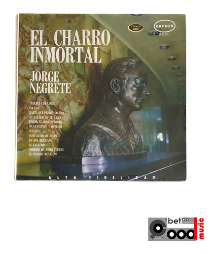 Lp Vinilo Jorge Negrete - El Charro Inmortal - Excelente 