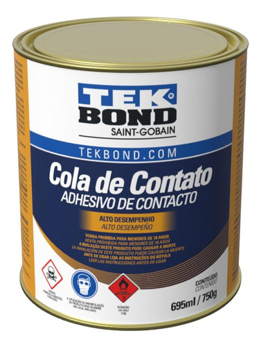 Cola Contato Tekbond  750g  2.430.10.007.30