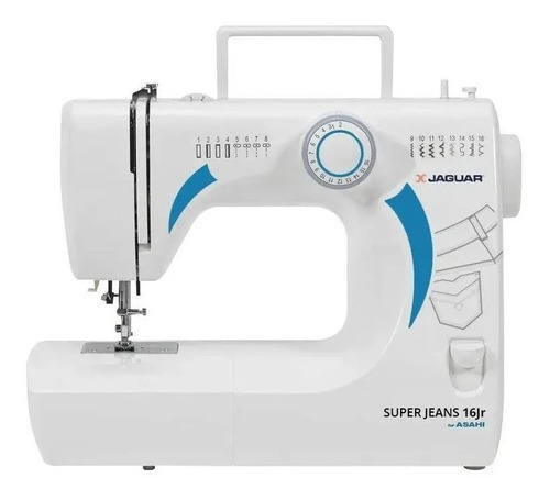 Maquina De Coser Jaguar Super Jeans 16jr Ojal Enhebrador