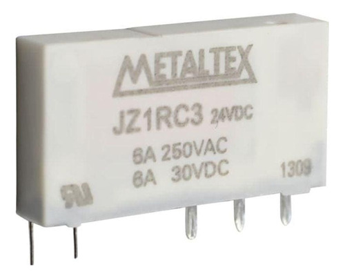 Relé Miniatura 6a 24vcc 1 Rev. Jz1rc3 - Metaltex