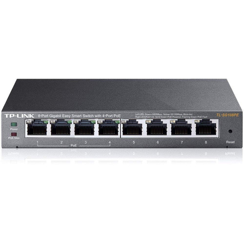 Switch Tp-link 8 Puertos Tl-sf1008p 4 Puertos Poe De 55w 