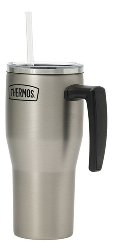 Vaso Térmico Thermos Classic Con Asa 850ml Acero Ot-850ms-ti
